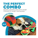 Outward Hound Orange Exotic Lizard Fire Biterz Toy (Large)