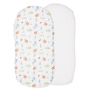 Set de hoja de cuna de abrazo de chicco baby 2pc