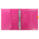 Filofax Domino Stripes A5 Patent Organiser (Orange/Pink)