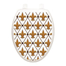 Fleur de Lis Toilet Tattoo