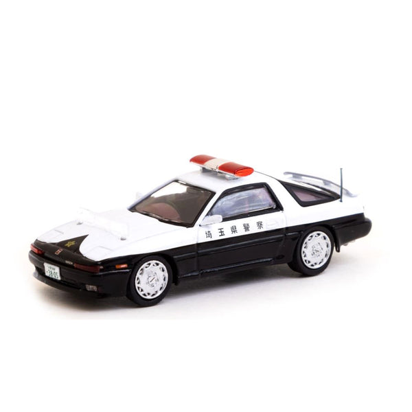 Toyota Supra Japanese Police Car 1/64 Scale Model