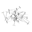 Dateline Professional Mannequin Head T Pins 100pc