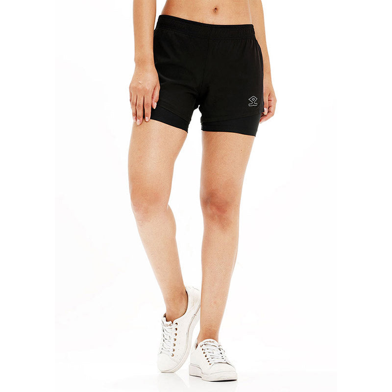 Shrey Womens Pro Double Layer Shorts (Extra Small)
