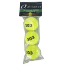 Alliance Training 303 Tennis Balls 3pcs (Yellow)