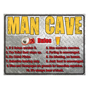  Letrero de chapa de acero pesado (30x40 cm)