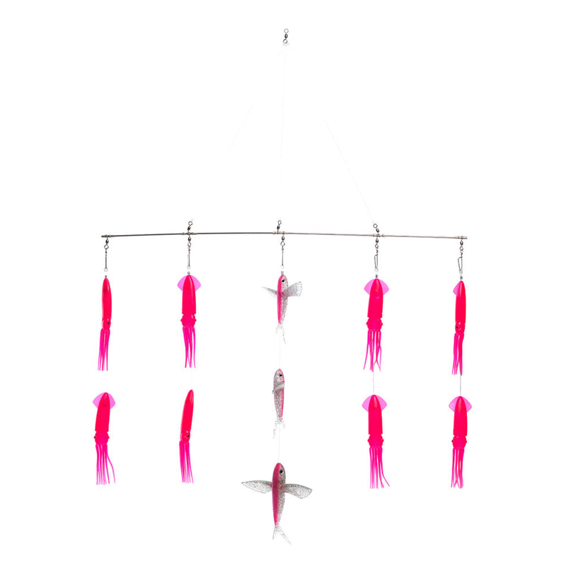  Barra Teaser con 8 Calamares y 3 Pájaros 90cm