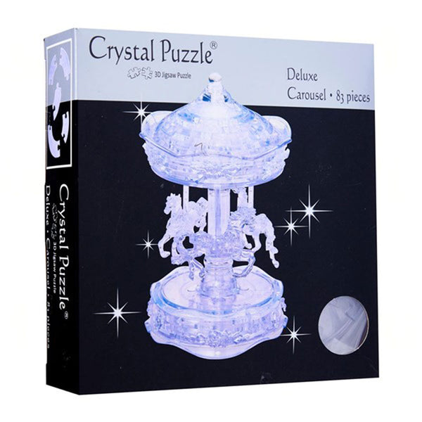 3D Crystal Puzzle Grey Carousel