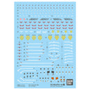  Calcomanía de modelo a escala 1/144 de grado real Bandai