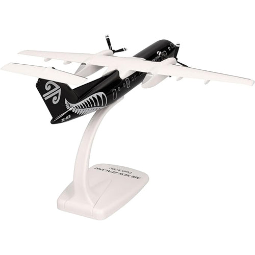 Air New Zealand DHC-8-300 All Black Livery ZK-NEM 1/100 Snap Fit Model