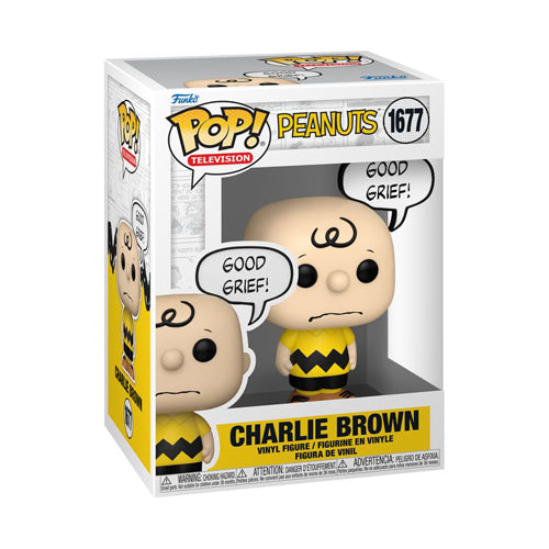 Peanuts Charlie Brown "Good Grief" Pop! Vinyl