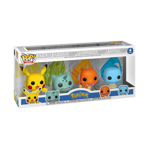 Pokemon Starters US Exclusive Pop! Vinyl 4-Pack