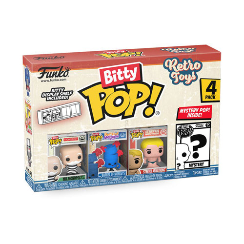 Retro Toys Mr. Monopoly Bitty Pop! 4-Pack