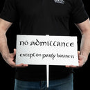 The Lord of the Rings No Admittance Metalbird Silhoette