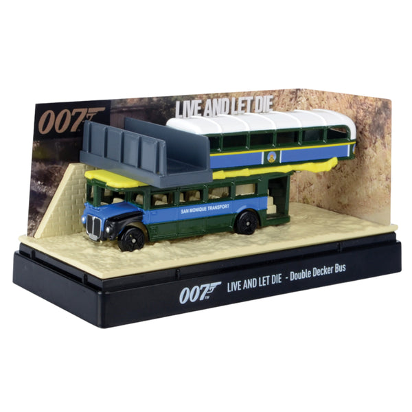 James Bond Live & Let Die Double Decker Bus  3" Diorama Set