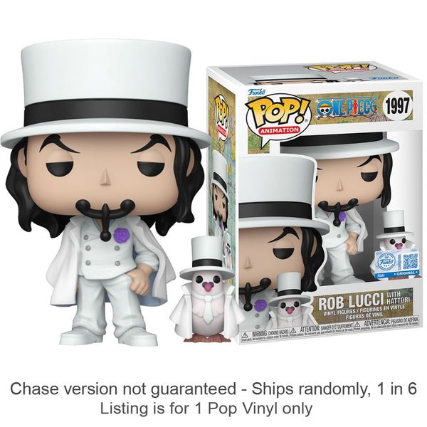 One Piece Rob Lucci Pop! Vinyl Chase Ships 1 in 6