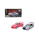 1:24 Brian's Nissan Skyline GT-R R34 & 2001 Honda S2000 2pk