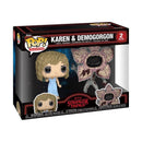 Stranger Things Karen & Demogorgon Pop! 2-Pack