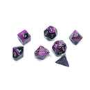 Chessex Gemini Black Mini-Polyhedral 7-Die Set