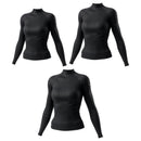 Mirage Women's Long Sleeve Rash Top (Black)