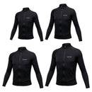 Mirage Junior Lycra Long Sleeve Front-Zip Rash Top (Black)