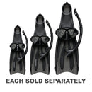Barracuda Adult Mask, Snorkel & Fin Set (Black)