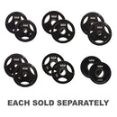 Morgan Tri-Grip Rubber Coated Olympic Weight Plates (Pair)