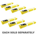 Yamasaki Coloured Martial Arts Belts with White Stripe (Yellow)