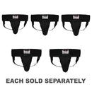 Morgan Classic Elastic Groin Guard with Cup (Black)