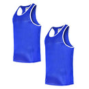 Morgan Boxing Singlet (Blue/White)