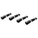 Yamasaki Deluxe Coloured Martial Arts Belts (Black)