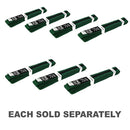 Yamasaki Coloured Martial Arts Belts w/ Black Stripe (Green)