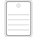 Herma Merch Tags with Eyelet and String 1000pc