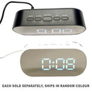 Oval LCD Table Clock