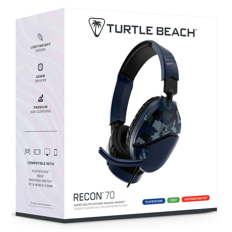 Multiplatform Turtle Beach Recon 70 Headset (Blue Camo)