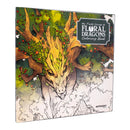Field Guide to Floral Dragons Coloring Book