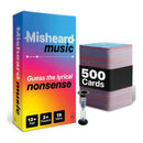 Misheard Music Party Card Game