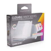 Closable Inner Card Sleeves 64x89mm (100 Sleeves Per Pack)