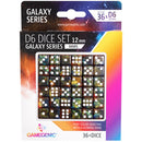  Juego de dados Gamegenic Galaxy Series D6 12 mm (36 piezas)
