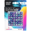  Juego de dados Gamegenic Galaxy Series D6 12 mm (36 piezas)