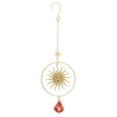 Golden Hour Metal and Crystal Suncatcher