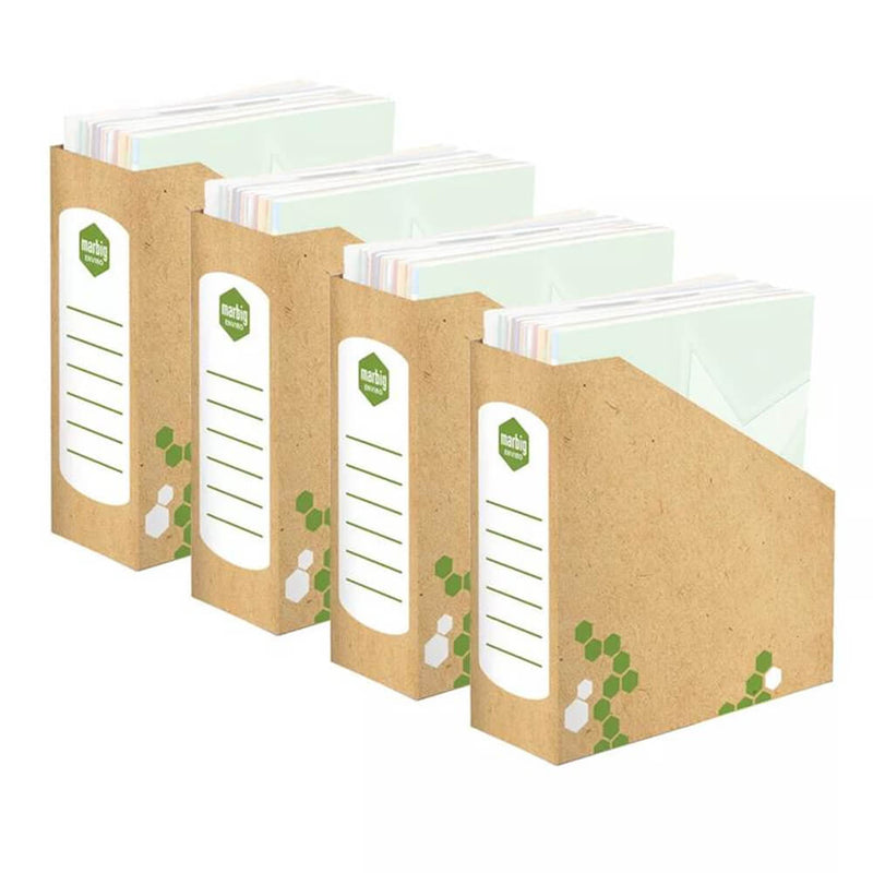  Porta revistas Marbig (paquete de 4)