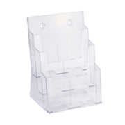 Italplast A4 3-Tier Clear Brochure Holder