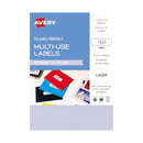 Avery rectangular láser etiqueta 160pcs (64x24 mm)