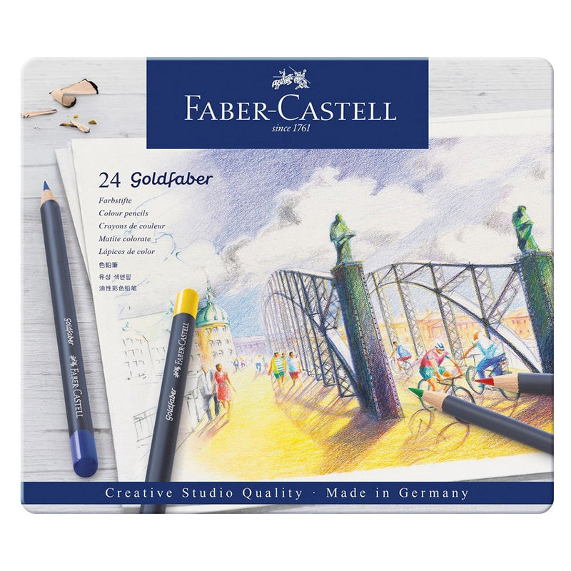 Faber-Castell Goldfaber Color Pencil en estaño