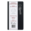 Diario de bolsillo WTV 2024 hacia arriba (negro)