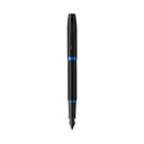 Parker im vibrante anillos Fountain Pen (negro)