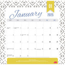Sasco Magnetic Month to View 2025 Calendar (325x315mm)