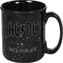 AC/DC de regreso en taza de cerámica negra