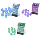 Borealis Chessex 12mm D6 Luminary Dice Block