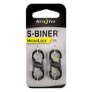  S-Biner MicroLock de acero inoxidable (paquete de 2)